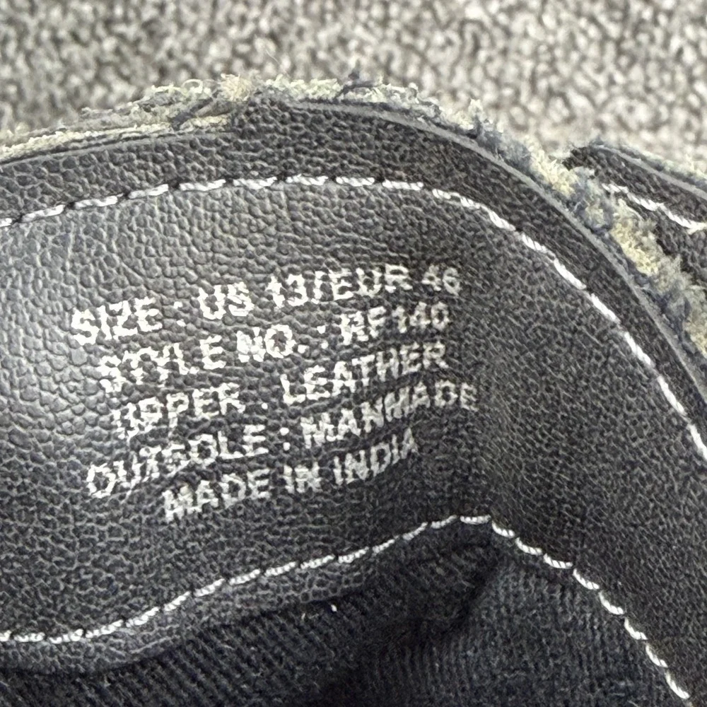Reserved Footwear The Union RF140 Gray Suede Chukka Boots Men's Size 13